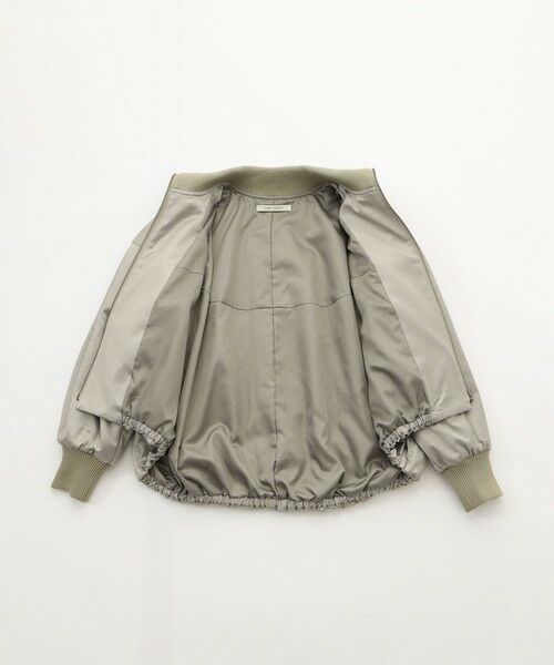 CAST: / キャスト コロン その他アウター | 【CAST COLON】レザーライクサテンブルゾン | 詳細11