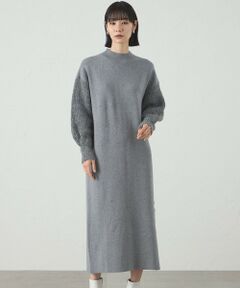 CAST: / キャスト コロン ロング・マキシ丈ワンピース | 【1枚で着映える】スタッズニットワンピース