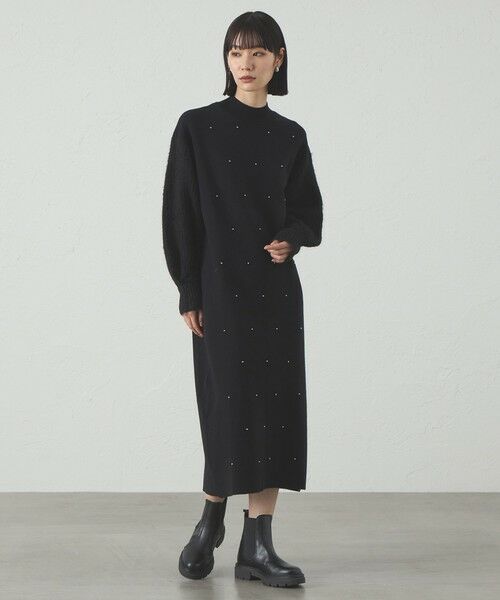 CAST: / キャスト コロン ロング・マキシ丈ワンピース | 【1枚で着映える】スタッズニットワンピース | 詳細3