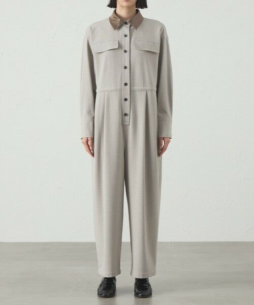 CAST: / キャスト コロン ロング・マキシ丈ワンピース | 【1枚で着映える】ソフトフランネルジャンプスーツ | 詳細3