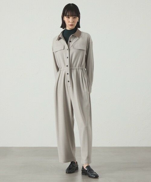 CAST: / キャスト コロン ロング・マキシ丈ワンピース | 【1枚で着映える】ソフトフランネルジャンプスーツ | 詳細2