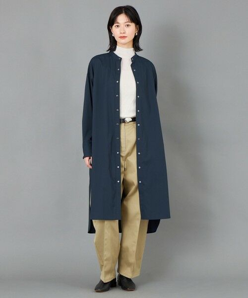 CAST: / キャスト コロン シャツ・ブラウス | 【CAST COLON】スタンドカラーロングシャツ | 詳細6