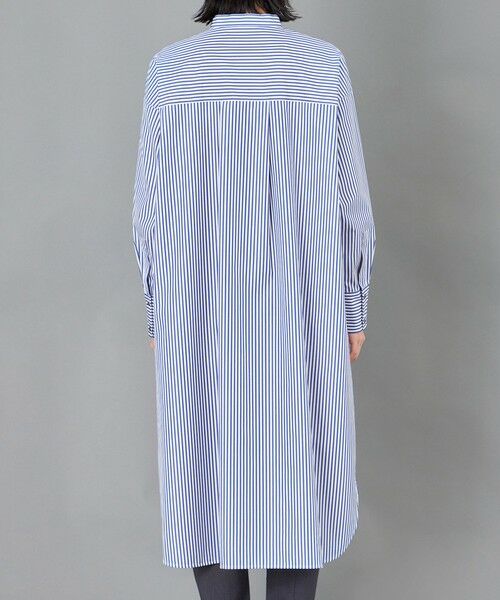 CAST: / キャスト コロン シャツ・ブラウス | 【CAST COLON】スタンドカラーストライプロングシャツ | 詳細6