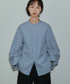 CAST: / キャスト コロン シャツ・ブラウス | 【CAST COLON】スリーブタックストライプブラウス