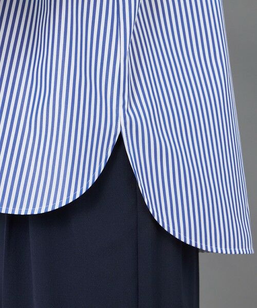 CAST: / キャスト コロン シャツ・ブラウス | 【CAST COLON】スリーブタックストライプブラウス | 詳細7