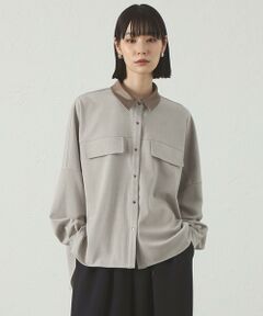 CAST: / キャスト コロン シャツ・ブラウス | 【セットアップ対応】オーバーサイズフラノブラウス