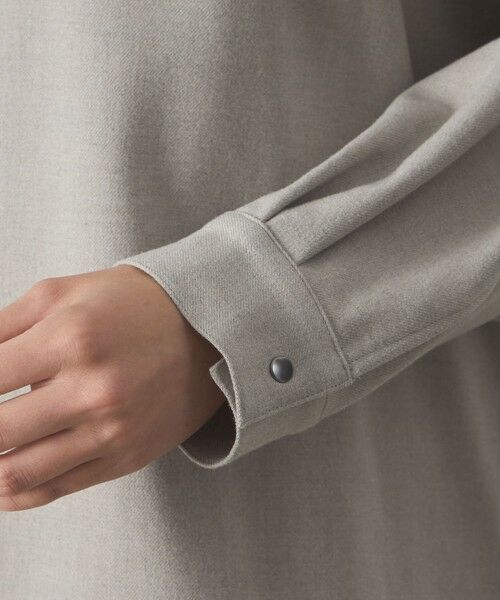 CAST: / キャスト コロン シャツ・ブラウス | 【セットアップ対応】オーバーサイズフラノブラウス | 詳細6