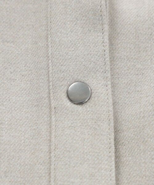 CAST: / キャスト コロン シャツ・ブラウス | 【セットアップ対応】オーバーサイズフラノブラウス | 詳細8