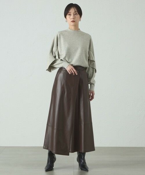 CAST: / キャスト コロン ニット・セーター | 【イージーケア】フリルニット | 詳細2