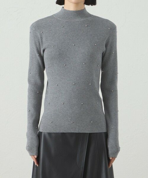 CAST: / キャスト コロン ニット・セーター | 【1枚で着映える】スタッズタートルニット | 詳細5
