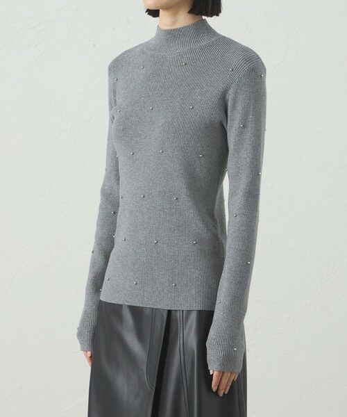 CAST: / キャスト コロン ニット・セーター | 【1枚で着映える】スタッズタートルニット | 詳細6