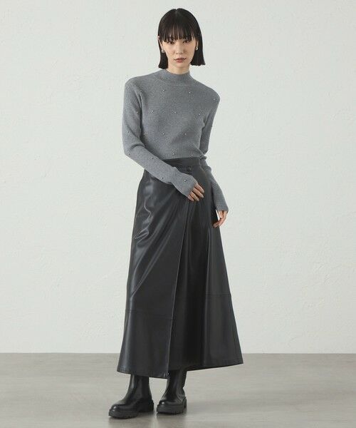 CAST: / キャスト コロン ニット・セーター | 【1枚で着映える】スタッズタートルニット | 詳細2