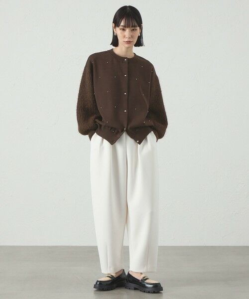 CAST: / キャスト コロン ニット・セーター | 【1枚で着映える】スタッズニットカーディガン | 詳細4