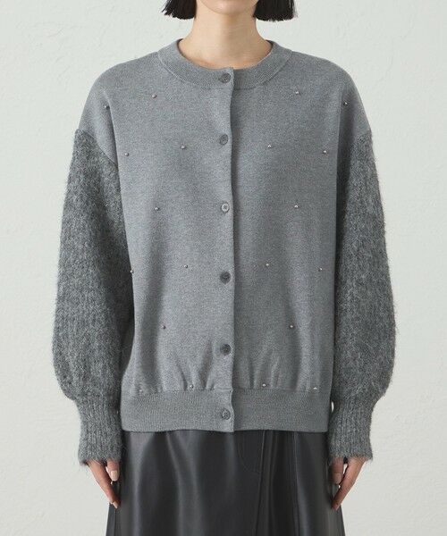 CAST: / キャスト コロン ニット・セーター | 【1枚で着映える】スタッズニットカーディガン | 詳細5