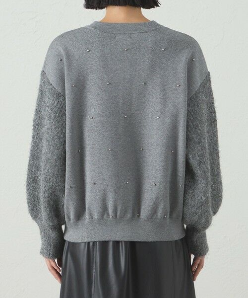 CAST: / キャスト コロン ニット・セーター | 【1枚で着映える】スタッズニットカーディガン | 詳細7