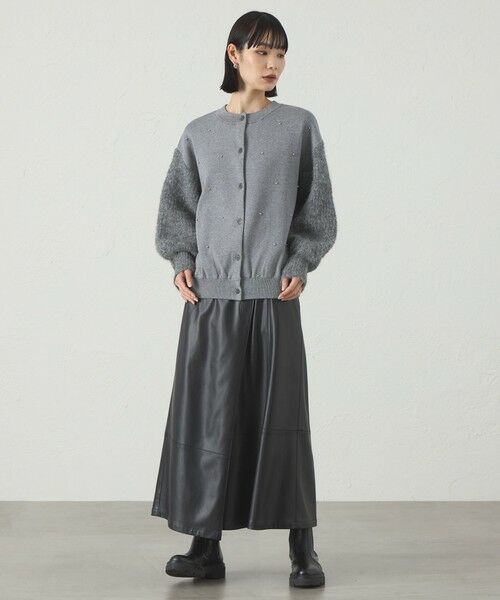 CAST: / キャスト コロン ニット・セーター | 【1枚で着映える】スタッズニットカーディガン | 詳細2