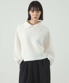 CAST: / キャスト コロン ニット・セーター | 【着回し抜群】2WAYニットポンチョ