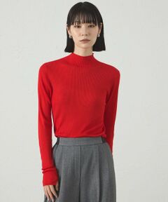 CAST: / キャスト コロン ニット・セーター | 【着回し抜群/イージーケア】ハイネックリブニット