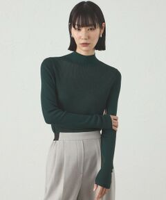 CAST: / キャスト コロン ニット・セーター | 【着回し抜群/イージーケア】ハイネックリブニット