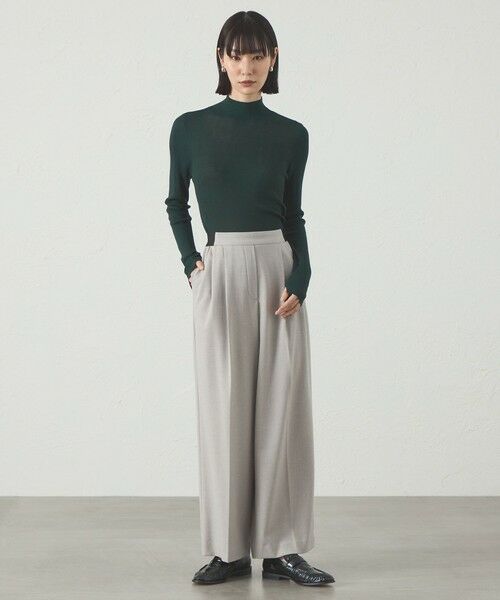 CAST: / キャスト コロン ニット・セーター | 【着回し抜群/イージーケア】ハイネックリブニット | 詳細5