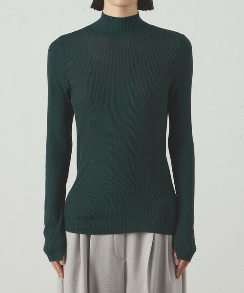 CAST: / キャスト コロン ニット・セーター | 【着回し抜群/イージーケア】ハイネックリブニット | 詳細6