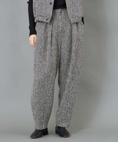 CAST: / キャスト コロン パンツ | 【CAST COLON】ツィードタックフォルムパンツ | 詳細5