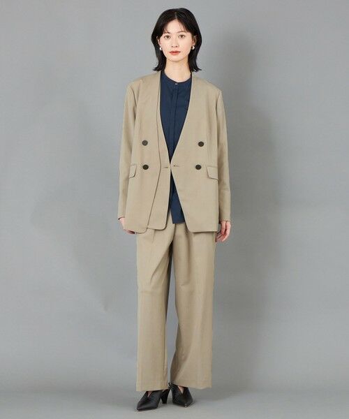 CAST: / キャスト コロン パンツ | 【CAST COLON】ツータックウールイージーパンツ | 詳細8