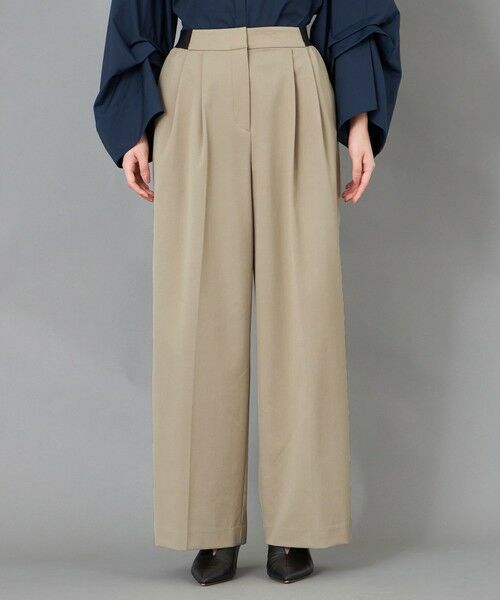 CAST: / キャスト コロン パンツ | 【CAST COLON】ツータックウールイージーパンツ | 詳細9