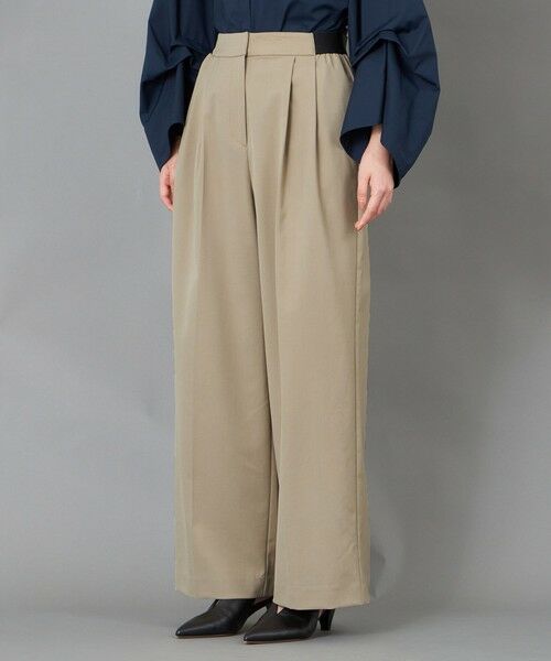 CAST: / キャスト コロン パンツ | 【CAST COLON】ツータックウールイージーパンツ | 詳細10