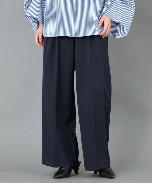 CAST: / キャスト コロン パンツ | 【CAST COLON】ツータックウールイージーパンツ | 詳細15