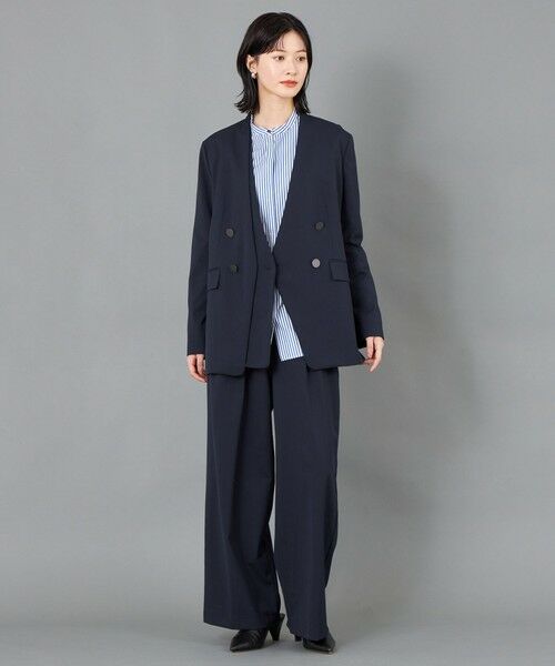 CAST: / キャスト コロン パンツ | 【CAST COLON】ツータックウールイージーパンツ | 詳細3