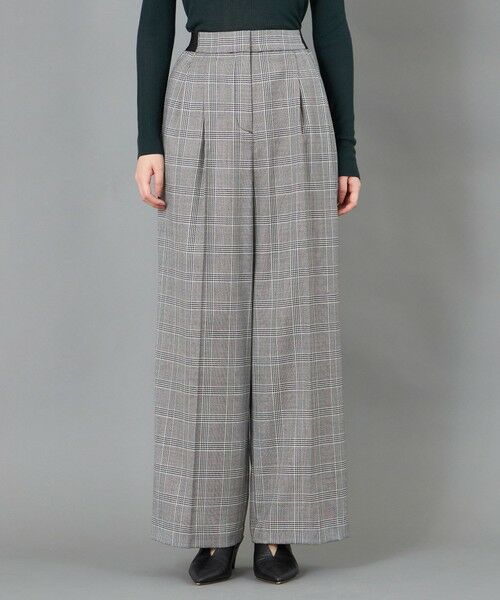 CAST: / キャスト コロン パンツ | 【CAST COLON】ツータックチェックイージーパンツ | 詳細5