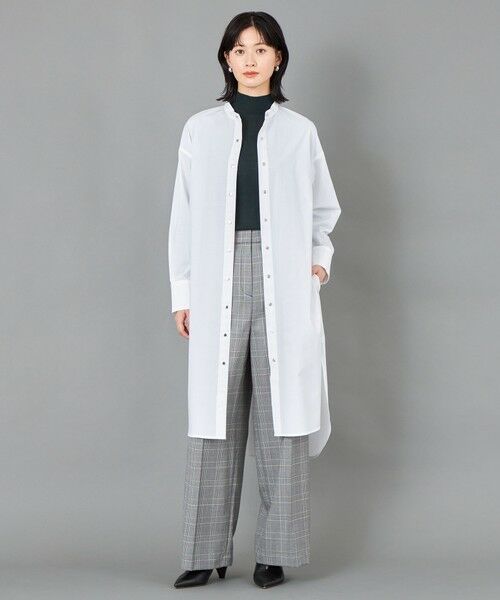 CAST: / キャスト コロン パンツ | 【CAST COLON】ツータックチェックイージーパンツ | 詳細1