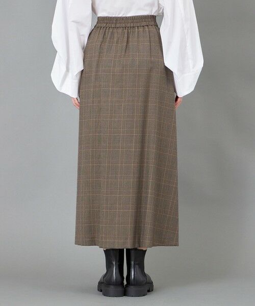 CAST: / キャスト コロン ロング・マキシ丈スカート | 【CAST COLON】タックギャザーチェックスカート | 詳細9