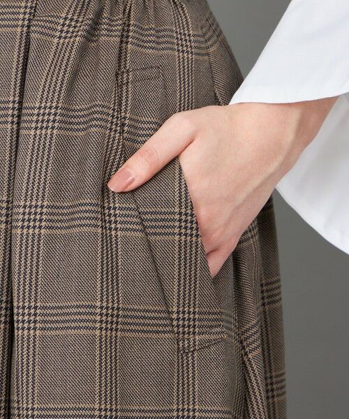 CAST: / キャスト コロン ロング・マキシ丈スカート | 【CAST COLON】タックギャザーチェックスカート | 詳細10