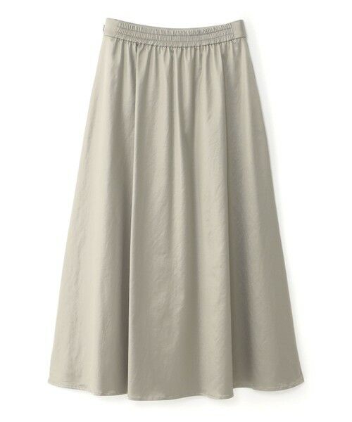 CAST: / キャスト コロン ロング・マキシ丈スカート | 【CAST COLON】タックギャザーサテンスカート | 詳細3