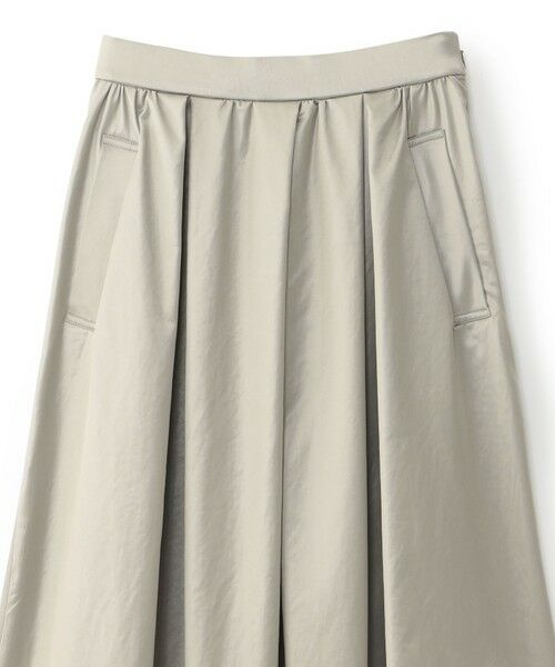 CAST: / キャスト コロン ロング・マキシ丈スカート | 【CAST COLON】タックギャザーサテンスカート | 詳細4