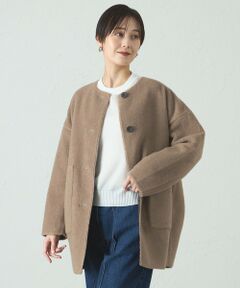 CAST: / キャスト コロン その他アウター | ボンディングリバーシブルミドルコート