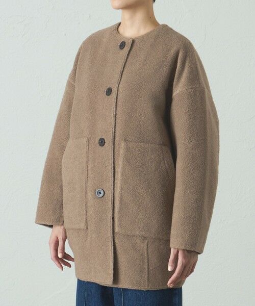 CAST: / キャスト コロン その他アウター | ボンディングリバーシブルミドルコート | 詳細8