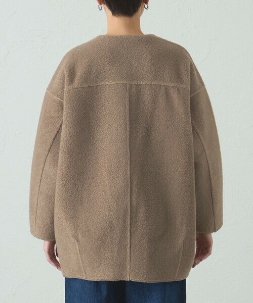 CAST: / キャスト コロン その他アウター | ボンディングリバーシブルミドルコート | 詳細9