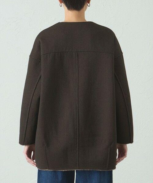 CAST: / キャスト コロン その他アウター | ボンディングリバーシブルミドルコート | 詳細11