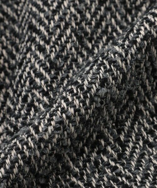 CAST: / キャスト コロン その他アウター | ヘリンボンツィードショールカラーコート | 詳細9