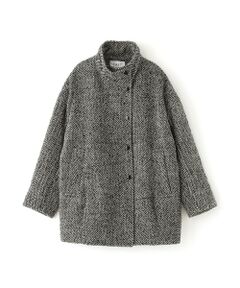 CAST: / キャスト コロン その他アウター | スタンドカラーツィードコート