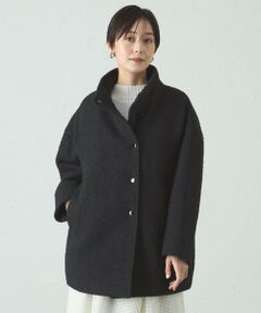 CAST: / キャスト コロン その他アウター | スタンドカラーツィードコート