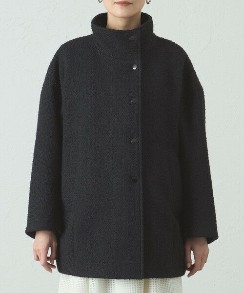 CAST: / キャスト コロン その他アウター | スタンドカラーツィードコート | 詳細3