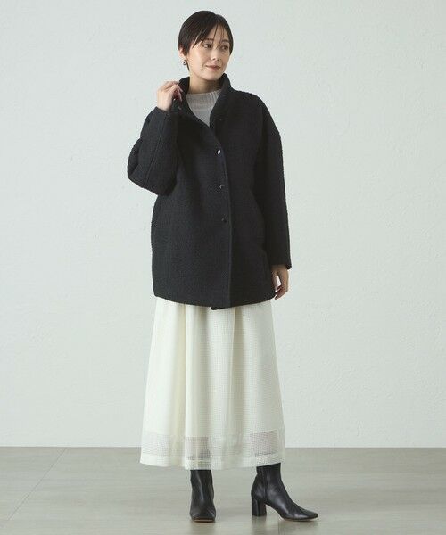 CAST: / キャスト コロン その他アウター | スタンドカラーツィードコート | 詳細2