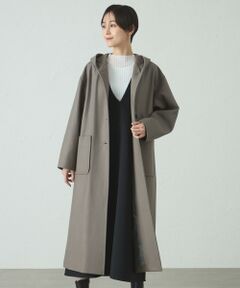 CAST: / キャスト コロン その他アウター | フードロングウールコート