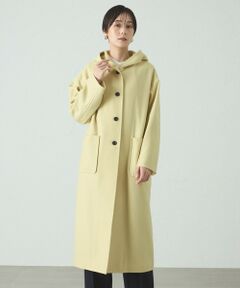 CAST: / キャスト コロン その他アウター | フードロングウールコート