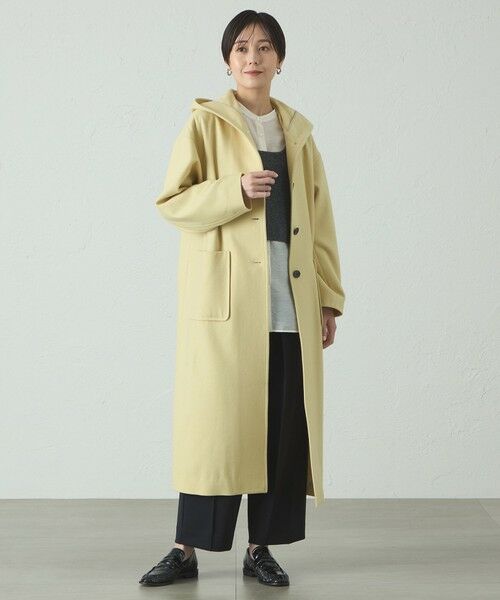 CAST: / キャスト コロン その他アウター | フードロングウールコート | 詳細3