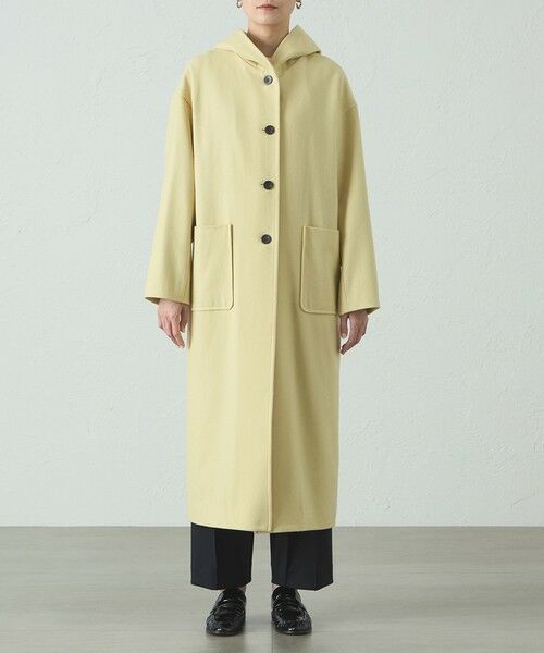 CAST: / キャスト コロン その他アウター | フードロングウールコート | 詳細4